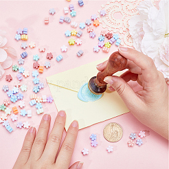 400 шт. цветочные частицы сургуча DIY-CP0009-26