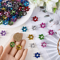 150шт 10 цвета акриловые колпачки для бусин&nbsp;OACR-PA0001-33