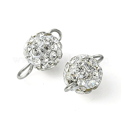 Подвески из полимерной глины со стразами&nbsp;PALLOY-YW0001-41