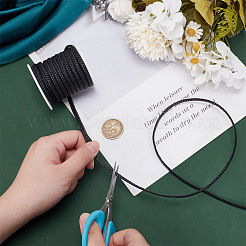 Двухслойный плетеный шнур из искусственной кожи длиной 10 м. WL-WH0014-01A