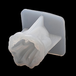 3D ハロウィン ゴースト フィギュア DIY 像 シリコン型  肖像彫刻樹脂鋳造鋳型  UVレジン用  エポキシ樹脂のクラフト作り  ホワイト  70x70x60mm&nbsp;SIMO-C004-02