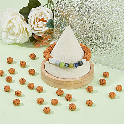 70 Stück ungefärbte natürliche Rudraksha-Perlen&nbsp;WOOD-DC0001-27