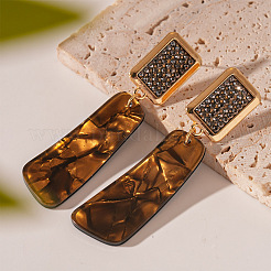 Серьги-гвоздики из сплава и страз&nbsp;FS-WG856C9-01