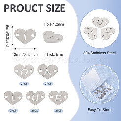 10 шт. 5 звена из нержавеющей стали 304&nbsp;STAS-TA0002-76