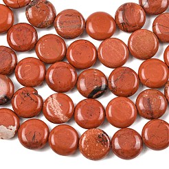 Натуральные красные яшмы бусы пряди&nbsp;G-L648-B04-15mm