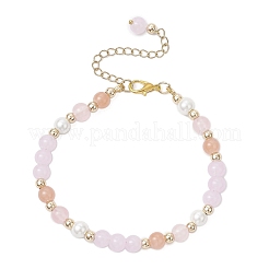 Браслеты из стеклянных круглых бусин&nbsp;BJEW-JB12072-01