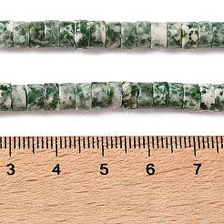 Natürliche grüne Fleck Jaspis Perlen Stränge&nbsp;G-M420-A18-01