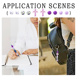 22шт силиконовые фокусные бусины&nbsp;SIL-YW0002-51E