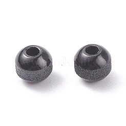 Perline in acciaio inossidabile 304 testurizzate placcatura ionica (IP)&nbsp;STAS-P306-01D-EB