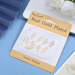 10шт латунные подвески с микропаве и кубическим цирконием KK-BBC0015-25