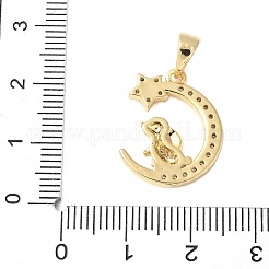 Латунные микро проложить кубического циркония подвески KK-D357-09B-G