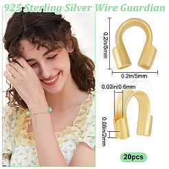 20 шт. 925 защитных устройства из стерлингового серебра&nbsp;STER-BBC0006-06B