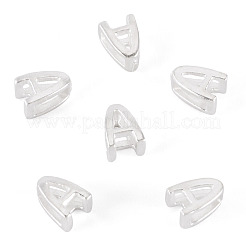 6 pieza de 925 cuentas iniciales huecas de plata esterlina&nbsp;STER-TA0001-53A
