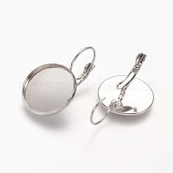 Латунная фурнитура Leverback для серег&nbsp;LS-KK-H024-P