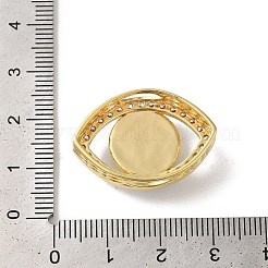 Стойки обшивки латунь кубического циркония бусы KK-G504-21G-01