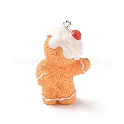 Подвески из непрозрачной смолы на рождественскую тематику&nbsp;RESI-I336-01P-06