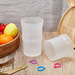 プラスチック製絞り袋カップホルダー1個  コラム  シリコン製絞り袋用結束バンド18個付き  ミックスカラー  97x80mm  内径：83mm&nbsp;AJEW-AR0005-75