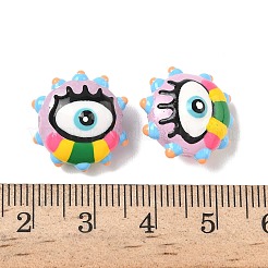 Выпечка окрашенные стеклянные бусины LAMP-D004-04C