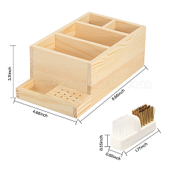 2 шт. щеточка для чистки шлифовальной головки для маникюра из пластика и латуни MRMJ-GL0001-13