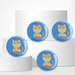 Брошь из белой жести&nbsp;JEWB-WH0012-037