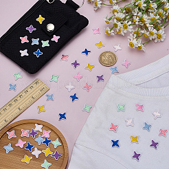 48 pieza de parches autoadhesivos de tela con bordado computarizado de estrellas de 8 colores&nbsp;PATC-FG0002-90