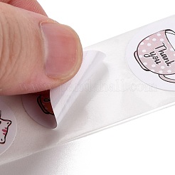 Спасибо наклейки рулон DIY-K043-01