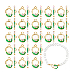 40 шт. 2 стиля подвески из эмалевого сплава тюльпана&nbsp;FIND-PH0021-39