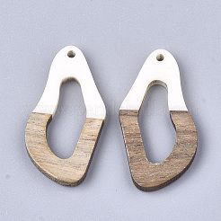 Pendentifs en bois de résine et de noyer&nbsp;X-RESI-S358-25K