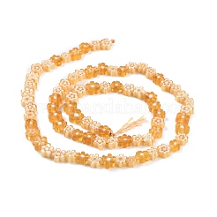 Millefiori a mano fili di perline di vetro&nbsp;LAMP-J035-6mm-05