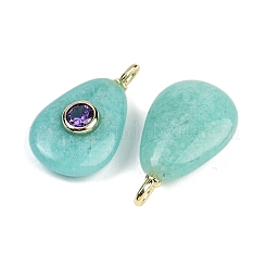 Природные подвески амазонит&nbsp;G-H322-01G-03