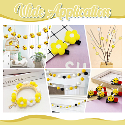 42 шт. 9 стиля аксессуаров для вязания украшений из хлопка ручной работы&nbsp;DIY-WR0005-08