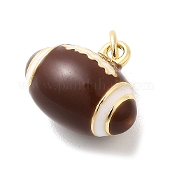 Спортивные латунные эмалевые подвески&nbsp;KK-H529-31G