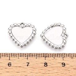 Оправы для подвесок из нержавеющей стали 304 в виде кабошонов STAS-T067-02P