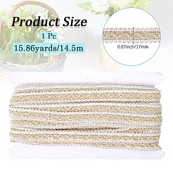 Плетеная кружевная лента из полиэстера&nbsp;OCOR-WH20006-66D