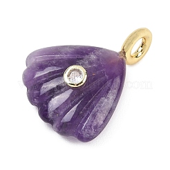 Резные подвески из натурального аметиста&nbsp;G-G330-02G-01