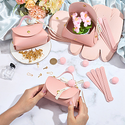 12 шт. сумочка из искусственной кожи в форме свадебного подарка в виде конфет&nbsp;DIY-CL0001-45