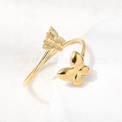 Кольца-манжеты из нержавеющей стали 304 для женщин&nbsp;RJEW-K312-03G