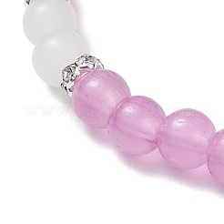 Браслеты с подвесками из круглого бисера&nbsp;BJEW-JB11737-02