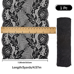 Лента для отделки краев из цветочного полиэстерового кружева&nbsp;SRIB-WH20020-029
