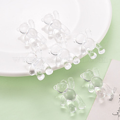 Прозрачные акриловые бусины&nbsp;X-MACR-S373-01B-205