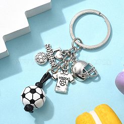 Брелок из сплава и дерева&nbsp;KEYC-JKC01187-03