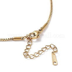 Ожерелья с подвеской из латуни с микро паве на День матери и прозрачным кубическим цирконием&nbsp;LS-NJEW-G126-01A