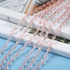 Perles en verre transparentes&nbsp;GLAA-P001-01A-07