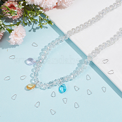 20 Stück 925 Sterlingsilber-Dreiecksverbindungsringe&nbsp;STER-BC0002-21S
