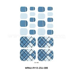 Блестящая пудра для ногтей на ногтях с полным покрытием наклейки MRMJ-R112-ZXJ-085
