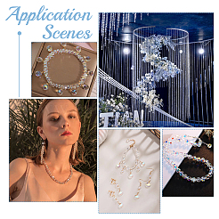 828~848шт 9 стильные гальванические стеклянные бусины нити EGLA-NB0001-23