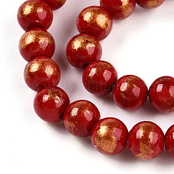 Abalorios de jade natural de mashan hebras&nbsp;G-A255-A01-04A