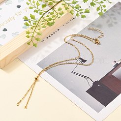 Изготовление ожерелий из нержавеющей стали 304&nbsp;AJEW-JB00778-02