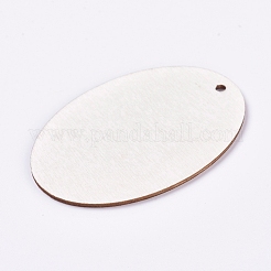 Pendentifs en bois blanc non fini&nbsp;WOOD-TAC0003-26