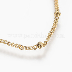 Tobilleras de acero inoxidable 304&nbsp;AJEW-H013-03G
